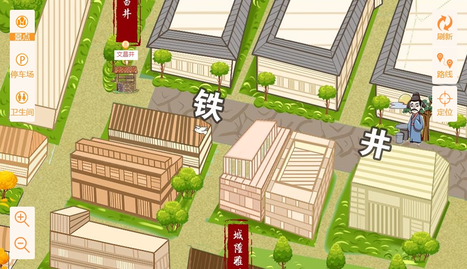 西华智慧景区：手绘地图与语音导览的完美融合